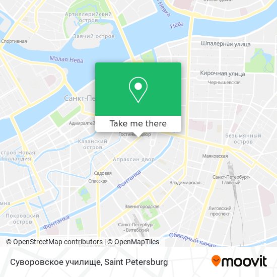 Суворовское училище map