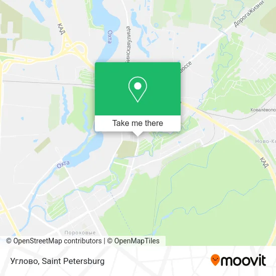 Углово map