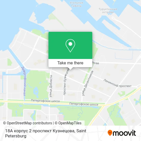 18А корпус 2 проспект Кузнецова map