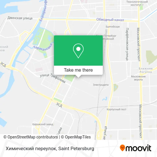 Химический переулок map
