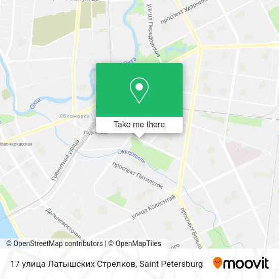 17 улица Латышских Стрелков map