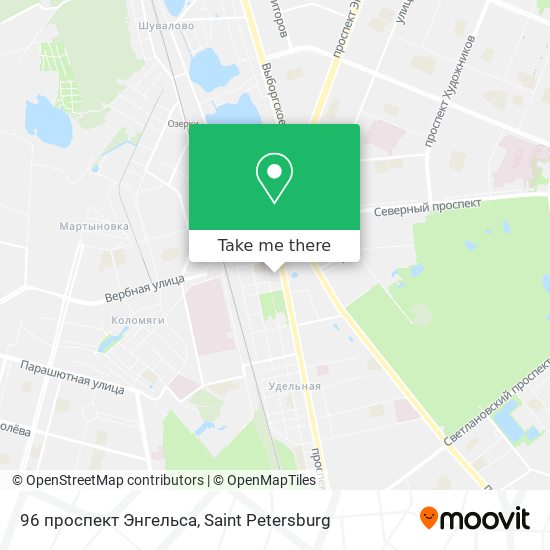 96 проспект Энгельса map