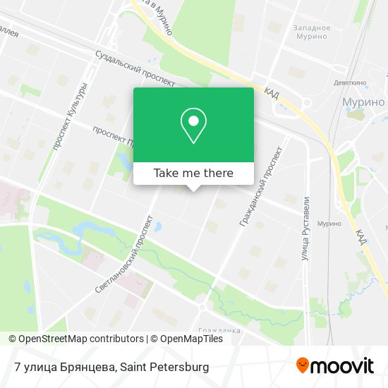 7 улица Брянцева map