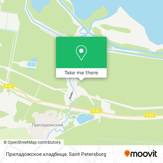 Приладожское кладбище map