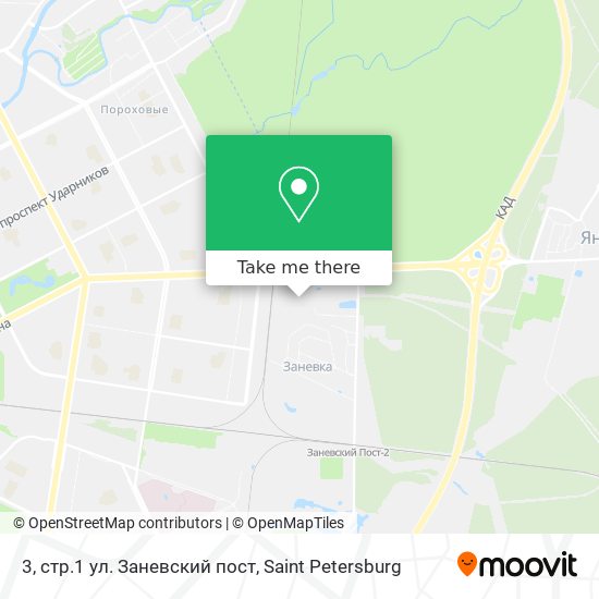 3, стр.1 ул. Заневский пост map