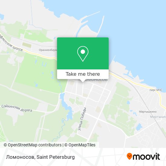 Ломоносов map