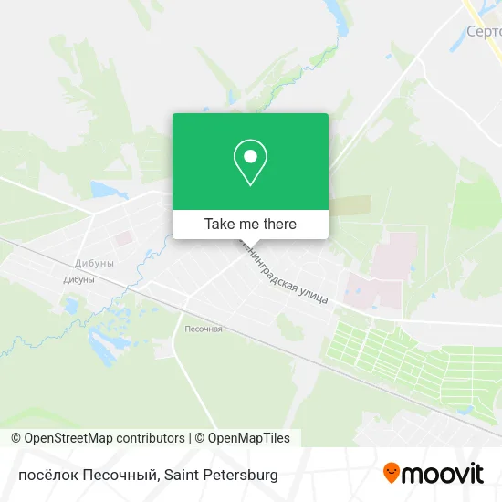 посёлок Песочный map