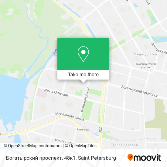 Богатырский проспект, 48к1 map