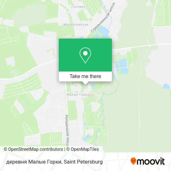 деревня Малые Горки map