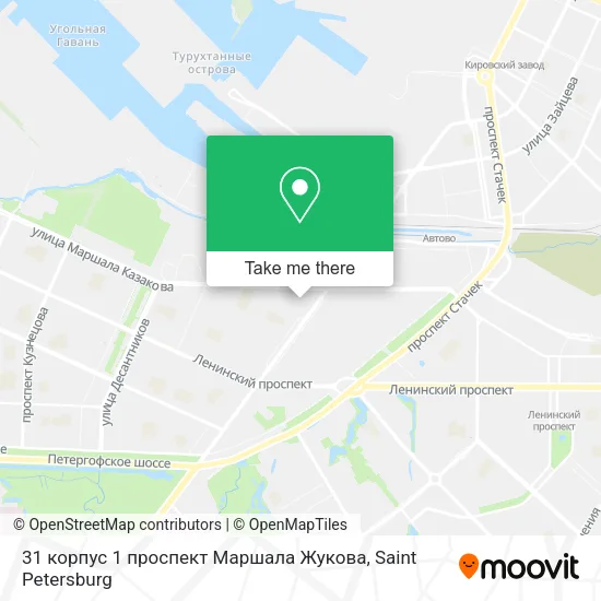 31 корпус 1 проспект Маршала Жукова map