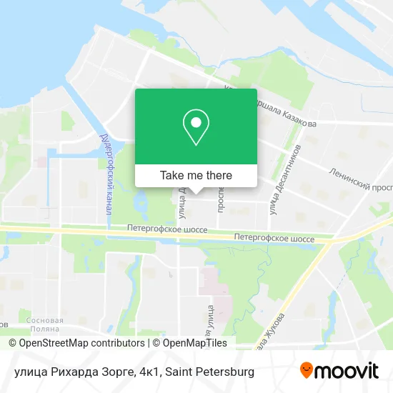 улица Рихарда Зорге, 4к1 map