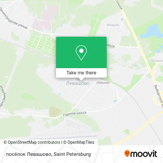 посёлок Левашово map