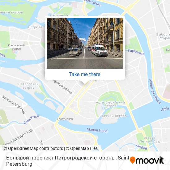 Большой проспект Петроградской стороны map