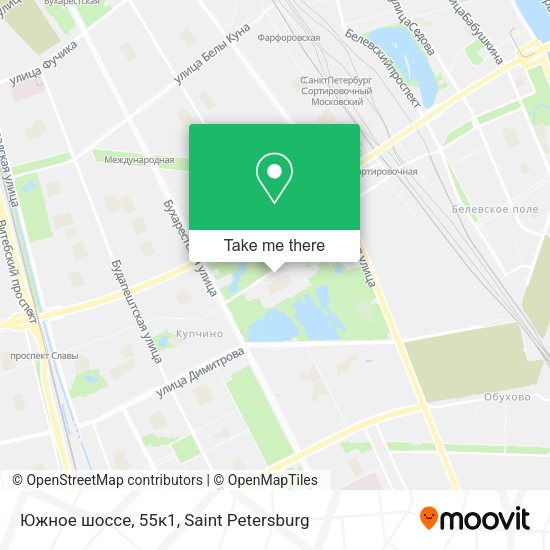 Южное шоссе, 55к1 map