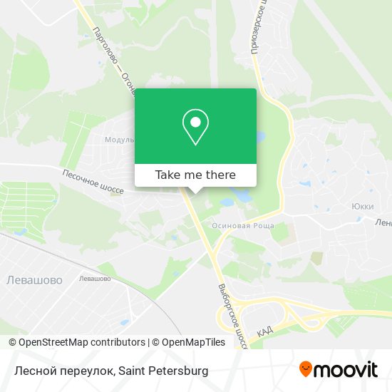 Лесной переулок map