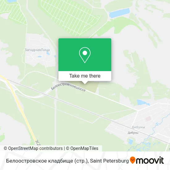 Белоостровское кладбище (стр.) map