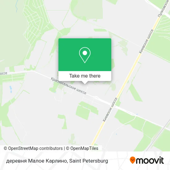 деревня Малое Карлино map