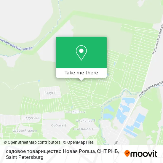 садовое товарищество Новая Ропша, СНТ РНБ map