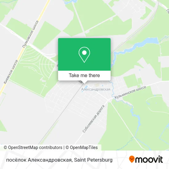 посёлок Александровская map