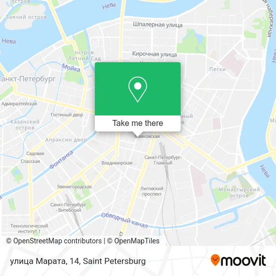 улица Марата, 14 map