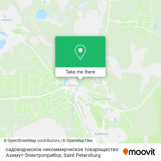 садоводческое некоммерческое товарищество Азимут-Электроприбор map