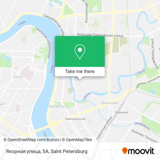 Якорная улица, 5А map