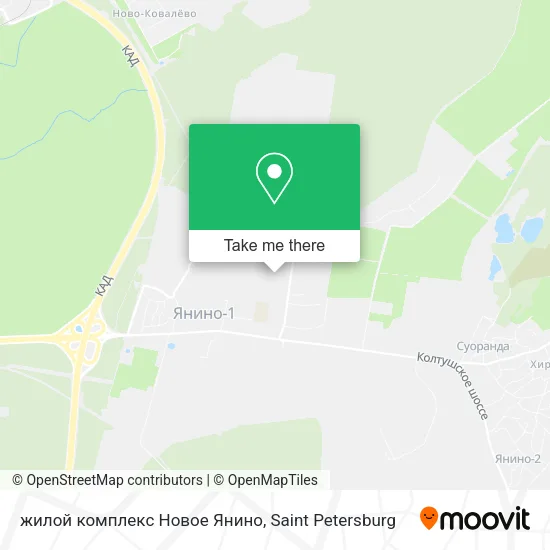 жилой комплекс Новое Янино map