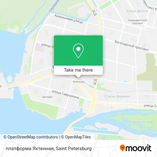 платформа Яхтенная map