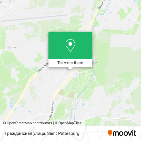 Гражданская улица map