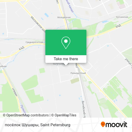 посёлок Шушары map