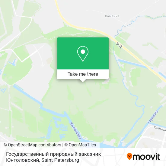 Государственный природный заказник Юнтоловский map
