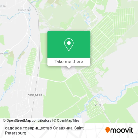 садовое товарищество Славянка map