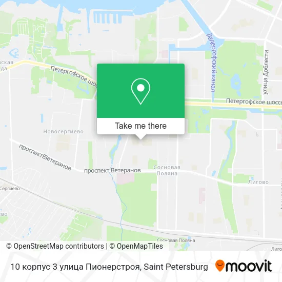 10 корпус 3 улица Пионерстроя map