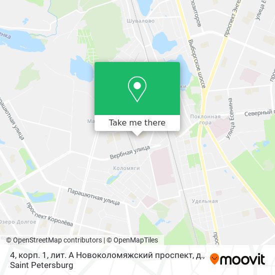 4, корп. 1, лит. А Новоколомяжский проспект, д. map