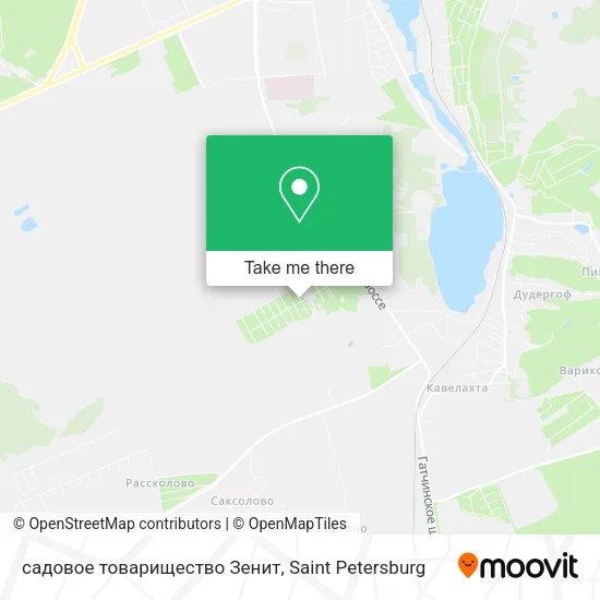садовое товарищество Зенит map