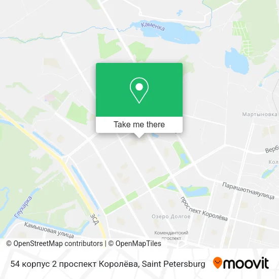 54 корпус 2 проспект Королёва map