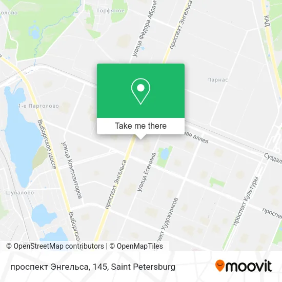 проспект Энгельса, 145 map