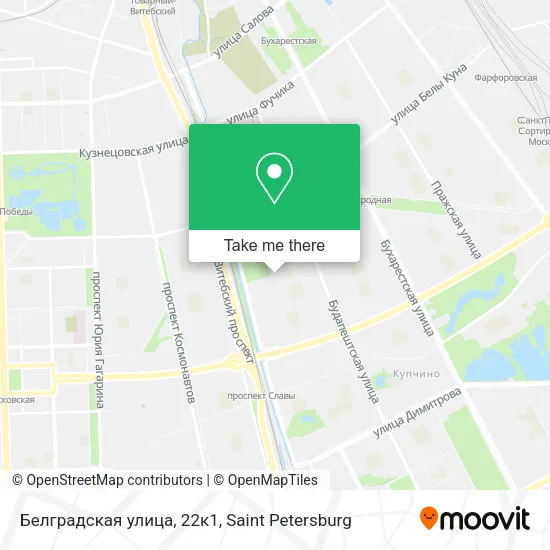 Белградская улица, 22к1 map