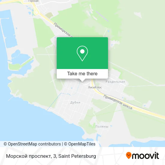 Морской проспект, 3 map