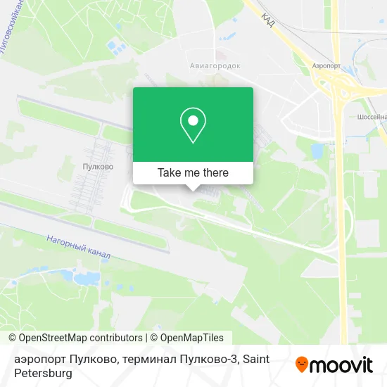 аэропорт Пулково, терминал Пулково-3 map