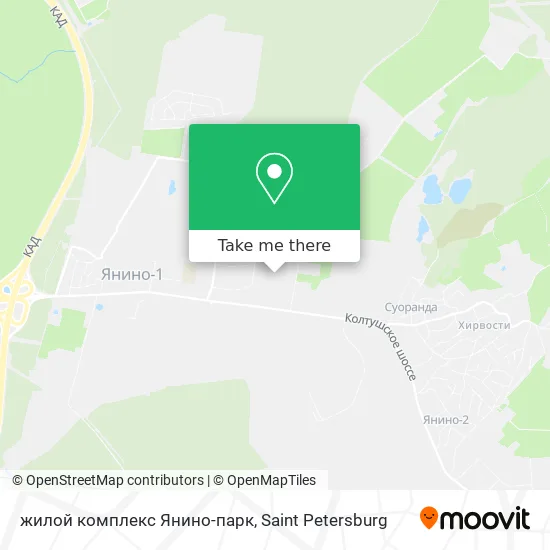 жилой комплекс Янино-парк map