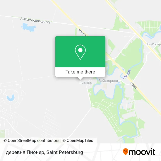 деревня Пионер map