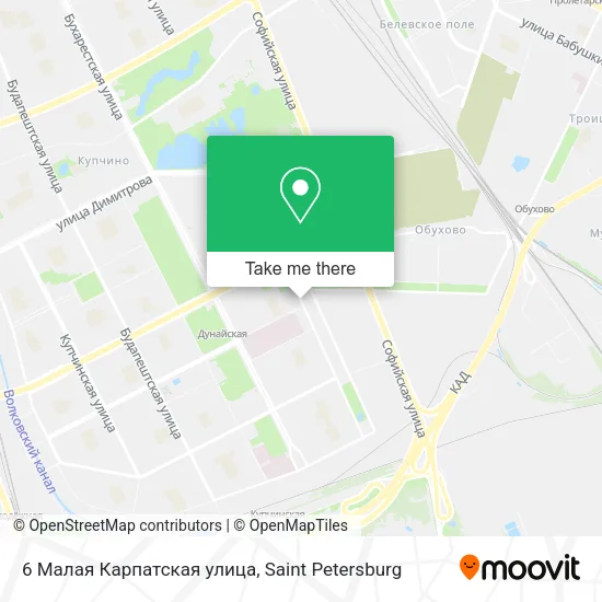 6 Малая Карпатская улица map
