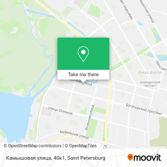 Камышовая улица, 40к1 map