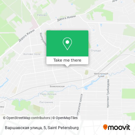 Варшавская улица, 5 map
