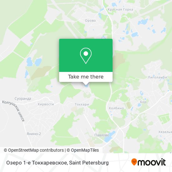 Озеро 1-е Токкаревское map