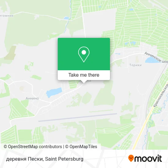 деревня Пески map