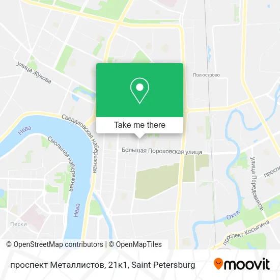 проспект Металлистов, 21к1 map