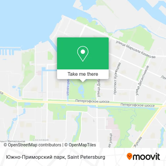 Южно-Приморский парк map