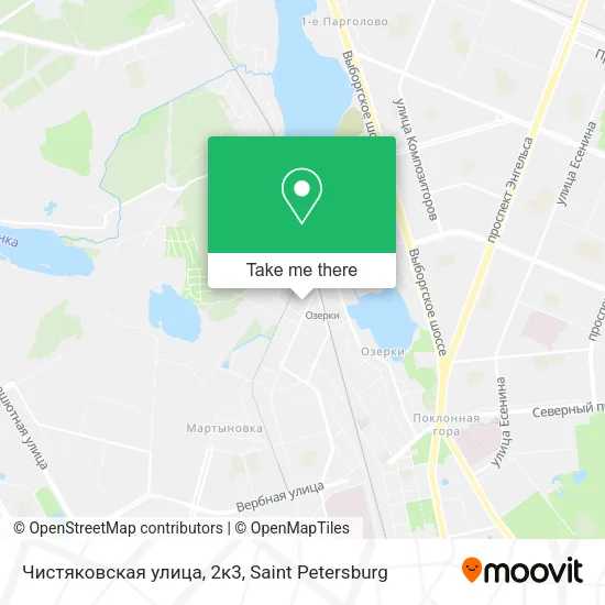 Чистяковская улица, 2к3 map